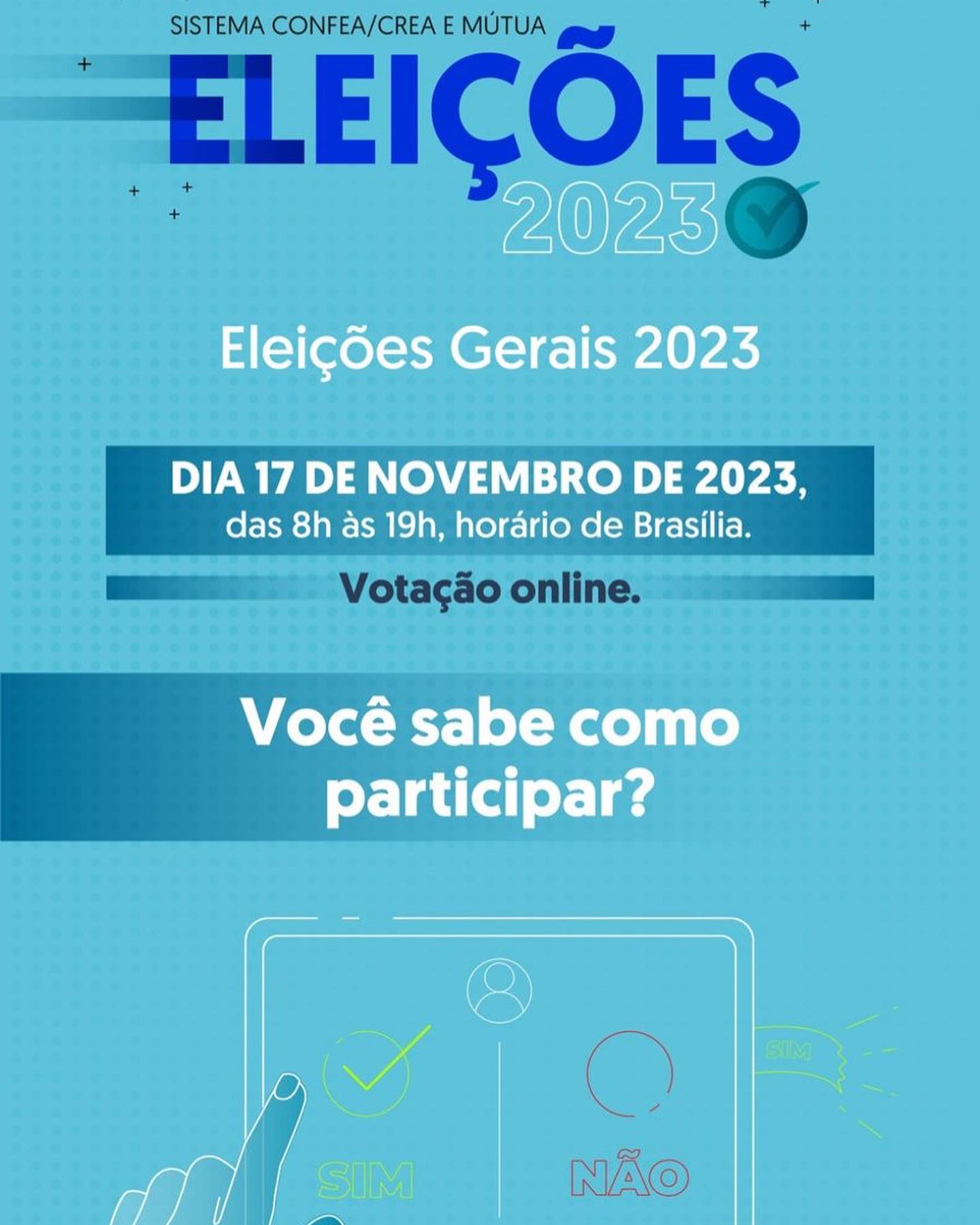 1 eleicoes gerais 2023 - sistema confea - cera e mutua - aearmg