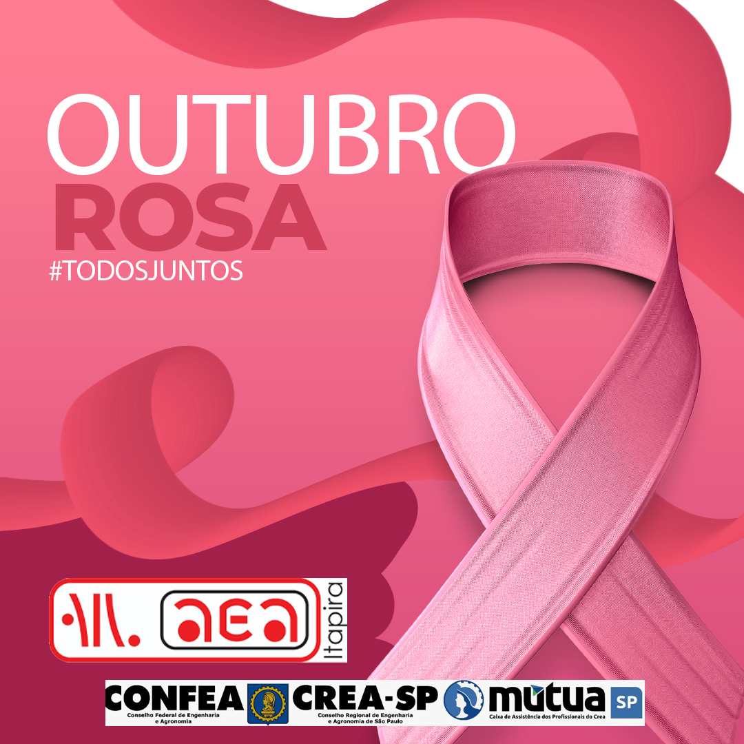 O Outubro Rosa é uma campanha mundial de conscientização sobre o câncer de mama.