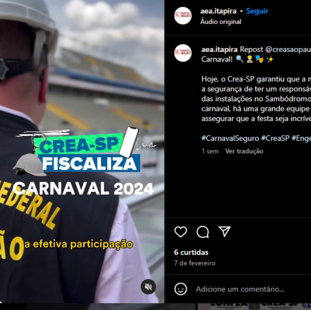 Repost @creasaopaulo Fiscalização em ação no Carnaval